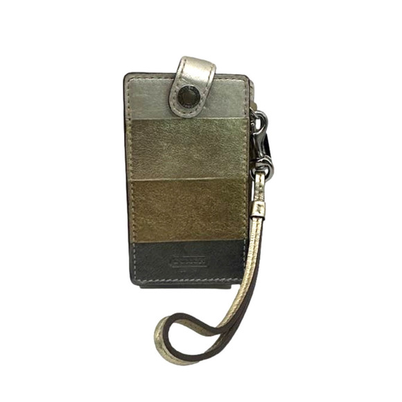 Vintage COACH Ipod Mini Player Metallic Block Case w/ Wristlet Limited Edition - Picture 2 of 5